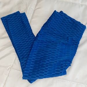 Blue TikTok Leggings